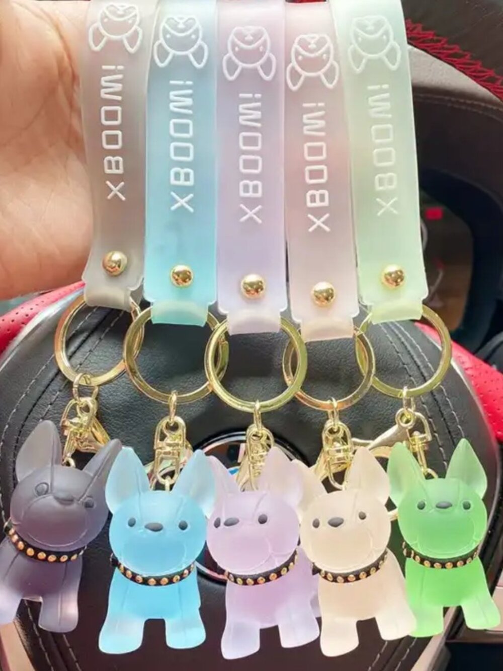 Jelly Dog Keychains (Assorted colors!)